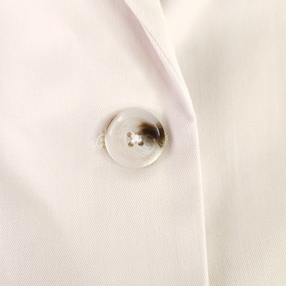 4th + Reckless Sleeveless Single Breast Oversized Blazer in Cream Size Small - Picture 7 of 16